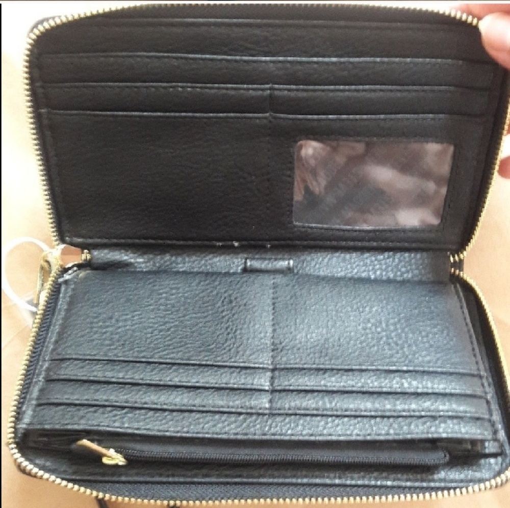 NWT STEVE MADDEN WALLET WRISTLET ZIP AROUND CASE - Picture 5 of 6